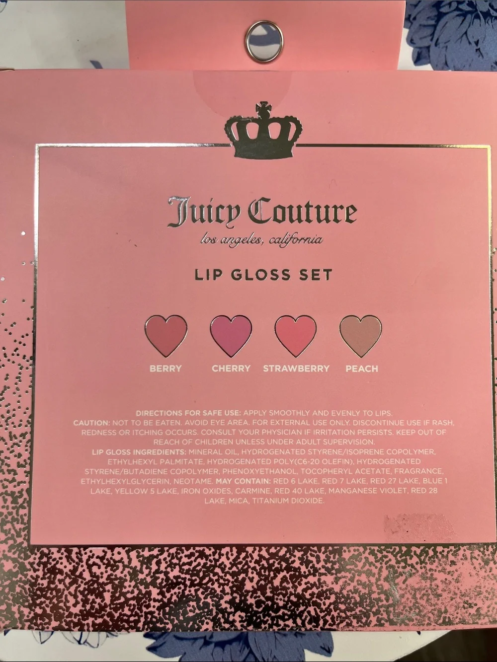 Juicy Couture Pink Lip Gloss Set — Four Pink Shades